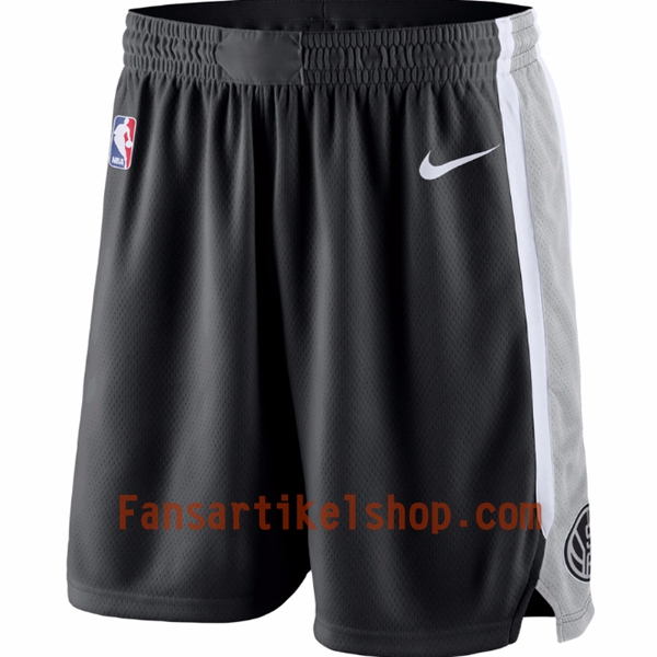 NBA San Antonio Spurs Herren Shorts Schwarz Nike Swingman NBA San Antonio Spurs Herren Shorts Schwarz Nike Swingman